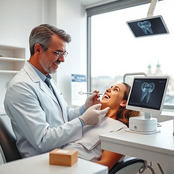 odbudowa zęba kompozytem warszawa