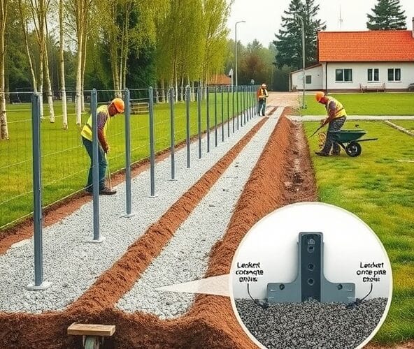 Jak przygotować podłoże pod ogrodzenia panelowe mazowieckie?