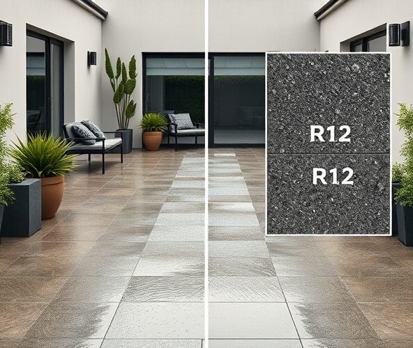 Płytki tarasowe Ceramika Paradyż R11 czy R12 na przydomowy taras?