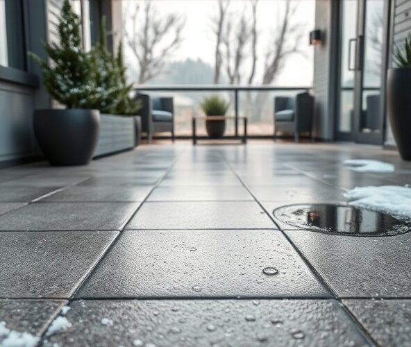 Czy płytki tarasowe Ceramiki Paradyż z klasą R11 są mrozoodporne?