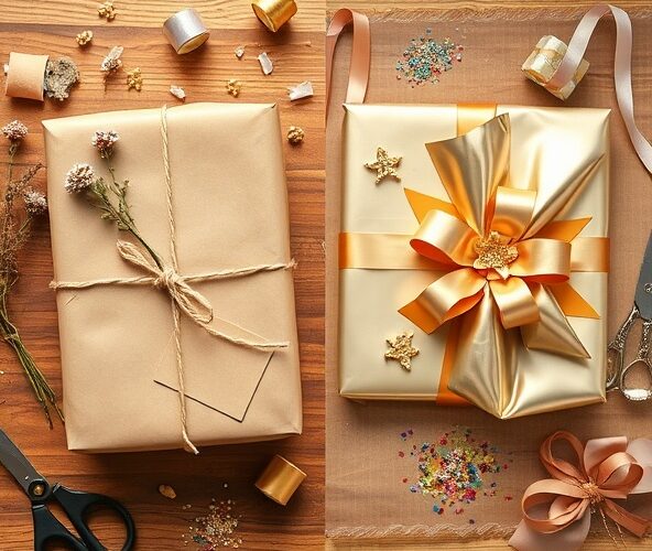 Kraft czy metalizowany: papier do pakowania prezentów urodzinowych?