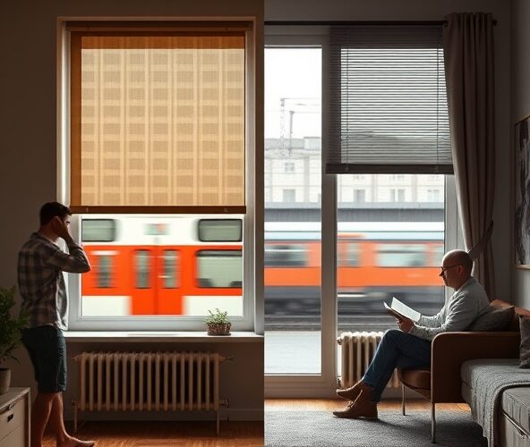 Które rolety w Wawrze lepiej wygłuszą mieszkanie przy linii SKM?