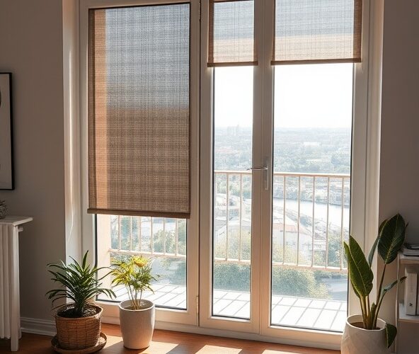 Jak dobrać rolety wolnowiszące w Warszawie do okien balkonowych?