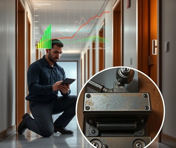 Jak przewidzieć zablokowania samozamykaczy drzwiowych w hotelu?