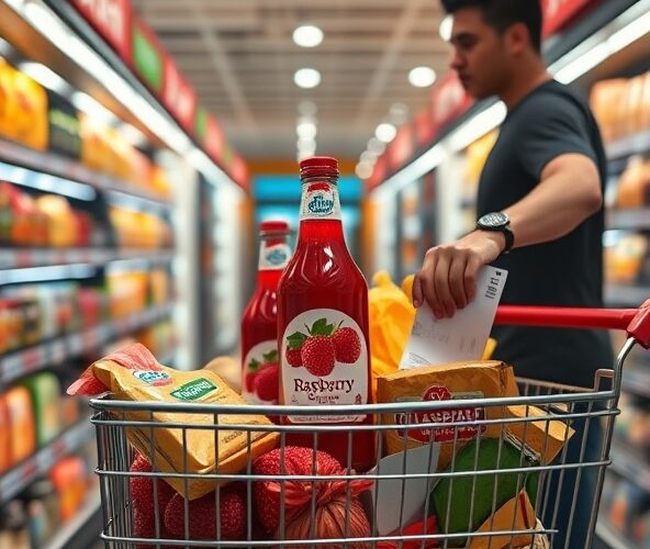 Czy promocja 3+1 na syrop malinowy zwiększy wartość koszyka w sklepie?