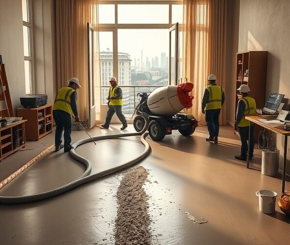 Czy wylewki miksokretem w Warszawie skrócą remont 60 m² z podłogówką?