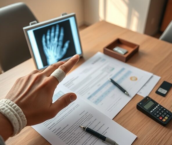 Jakie dokumenty do odszkodowania z OC przy złamaniu paliczka palca?