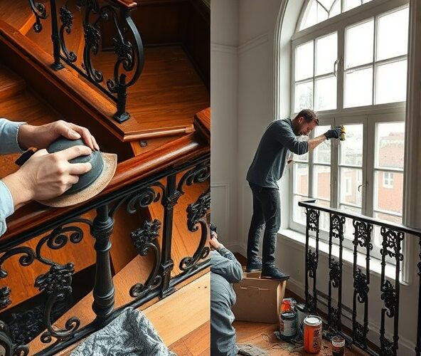 Ile kosztuje odnowienie wewnętrznych balustrad metalowych w Warszawie?