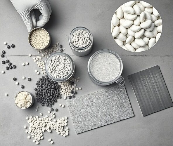 Jaki materiał do szkiełkowania stali wybrać, by poprawić przyczepność farby proszkowej?