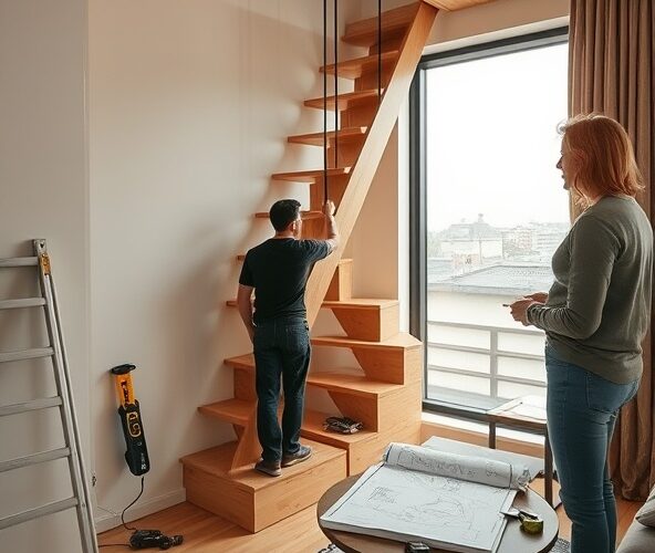 Jak wybrać firmę na montaż schodów w Warszawie do małego mieszkania bez poprawek?