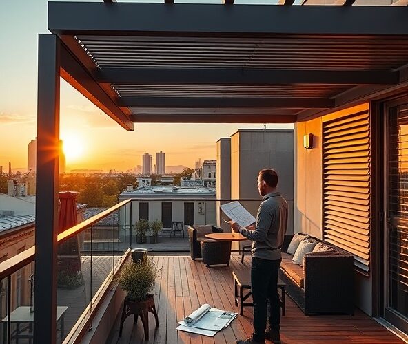 Ile kosztuje pergola na wymiar w Warszawie z napędem elektrycznym?