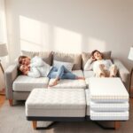 sofa rozkładana z materacem