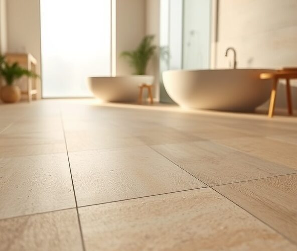 Czy trawertyn kamień nadaje się na podłogę w łazience?