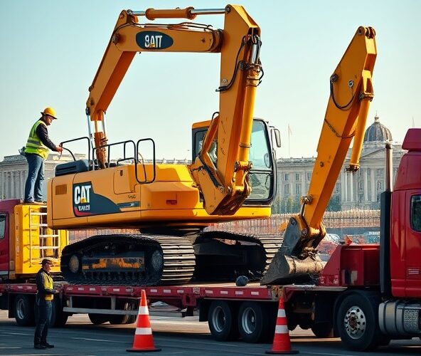 Czy wynajem koparki w Warszawie z operatorem obejmuje transport?