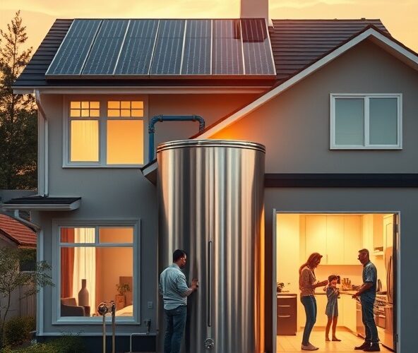 Czy kolektor solarny z zasobnikiem 300 l sprawdzi się dla 4 osób?