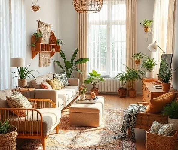 Jak dobrać meble w stylu boho do małego mieszkania?