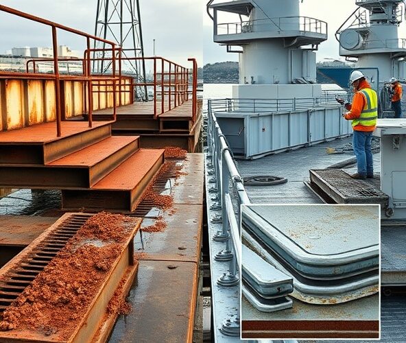 Jak zabezpieczyć podesty stalowe na zewnątrz przed korozją?