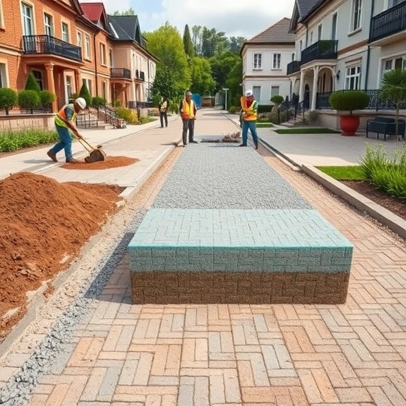 układanie kostki brukowej milanówek