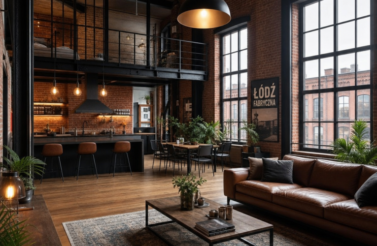 Łódź fabryczna apartament – Jak urządzić nietypową przestrzeń w stylu industrialnym?